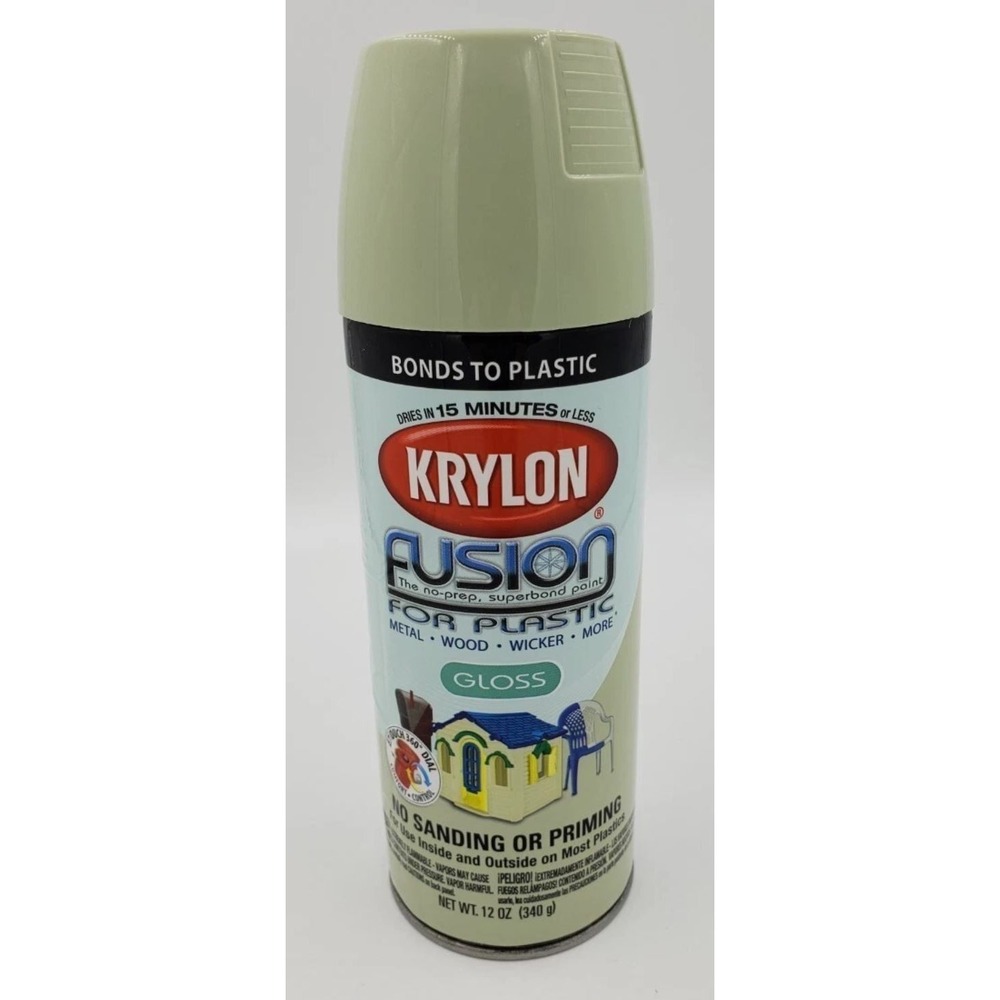 Krylon Fusion For Plastic Gloss #2335 Honeydew Ambrosia NEW